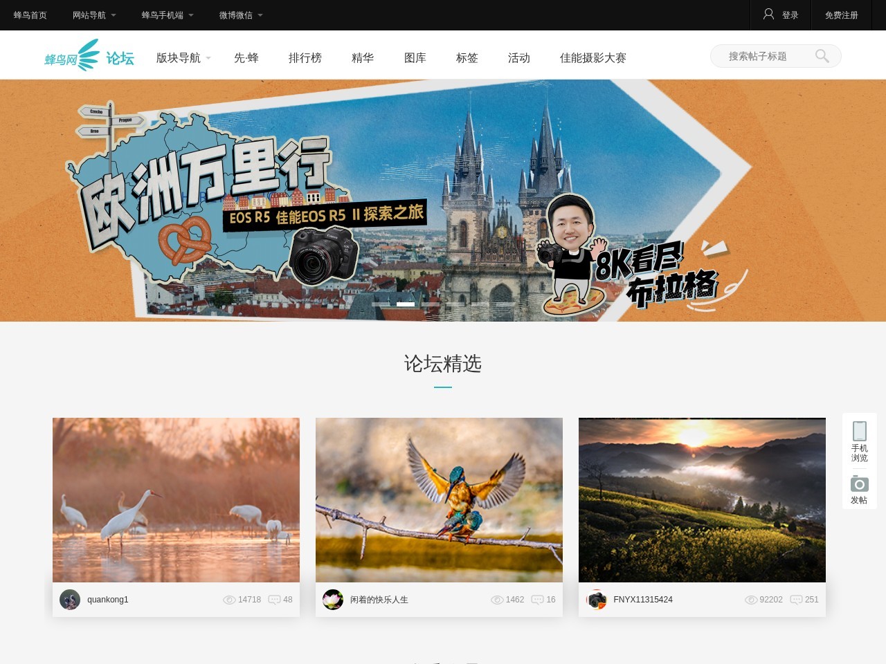 蜂鸟摄影论坛